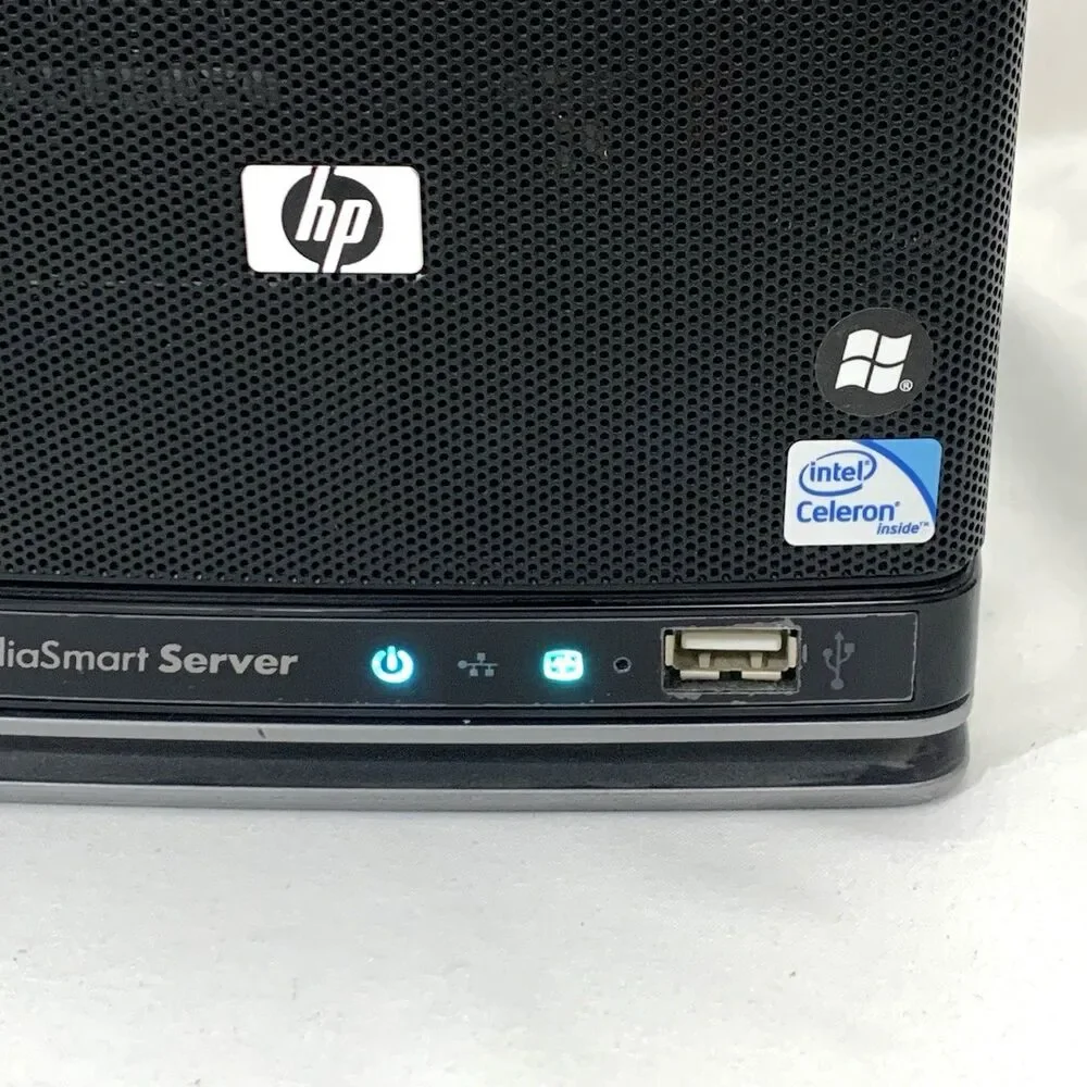 HP EX490 MediaSmart Server Intel CPU No Hard Drives (Powers On - Untested)